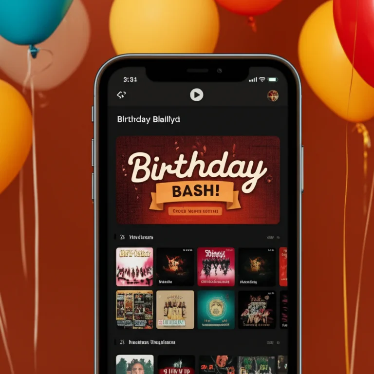 Featured image for 50 Epic Playlist Names for a Birthday Party 2025 Edition