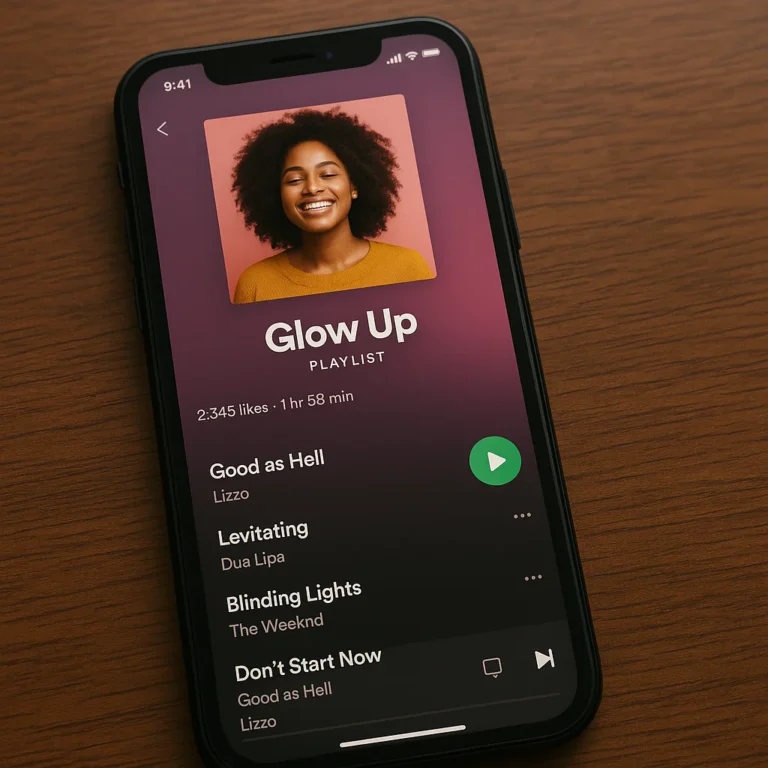 Featured image for 10 Glow Up Progress Playlist Names to Transform Your Vibe