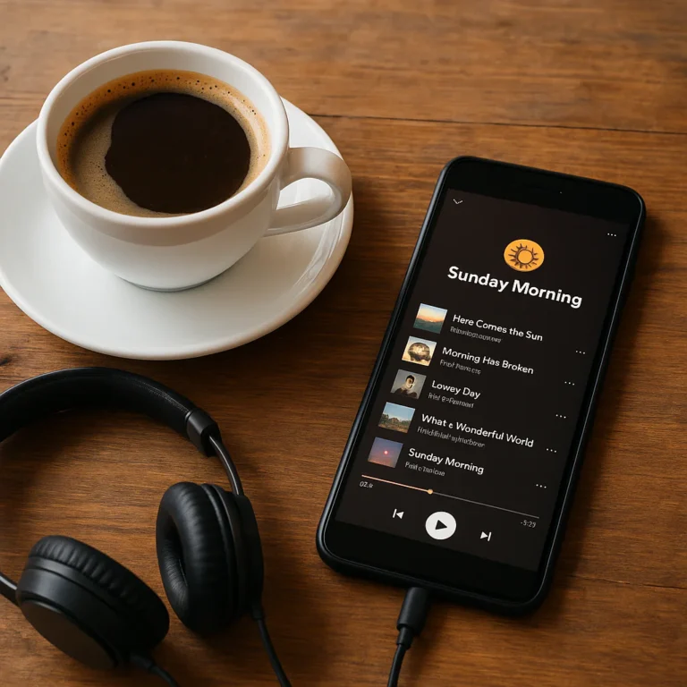 Featured image for 50 Sunday Morning Coffee Playlist Names for the Perfect Brew 2026