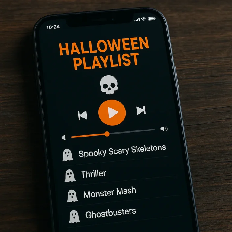 Featured image for 85 Spooky Season Halloween Playlist Names for 2026